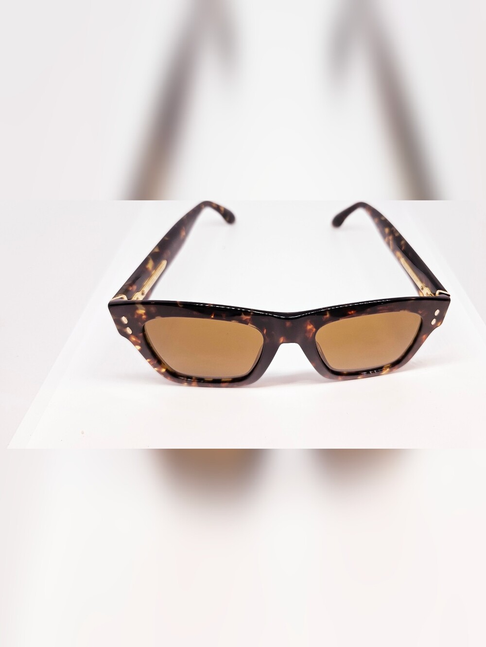 Isabel Marant Rectangular Havana Tortoiseshell Sunglasses IM 0072/S - Picture 5 of 10